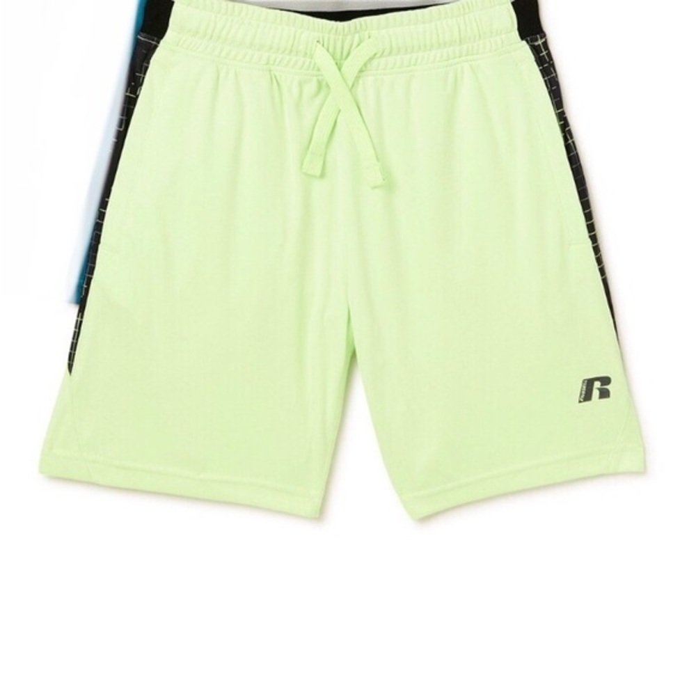 Big Boys’ cooling moisture wicking elastic‎ waist relaxed fit Shorts size XL